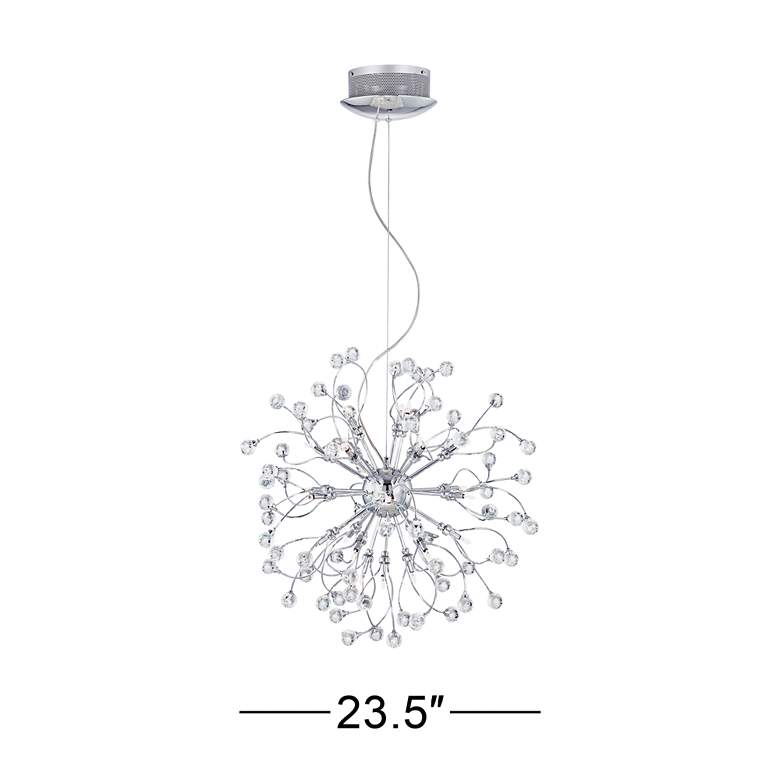 Image 5 Possini Euro Crystal Fizz 24-Light Contemporary Pendant more views