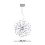 Possini Euro Crystal Fizz 24-Light Contemporary Pendant