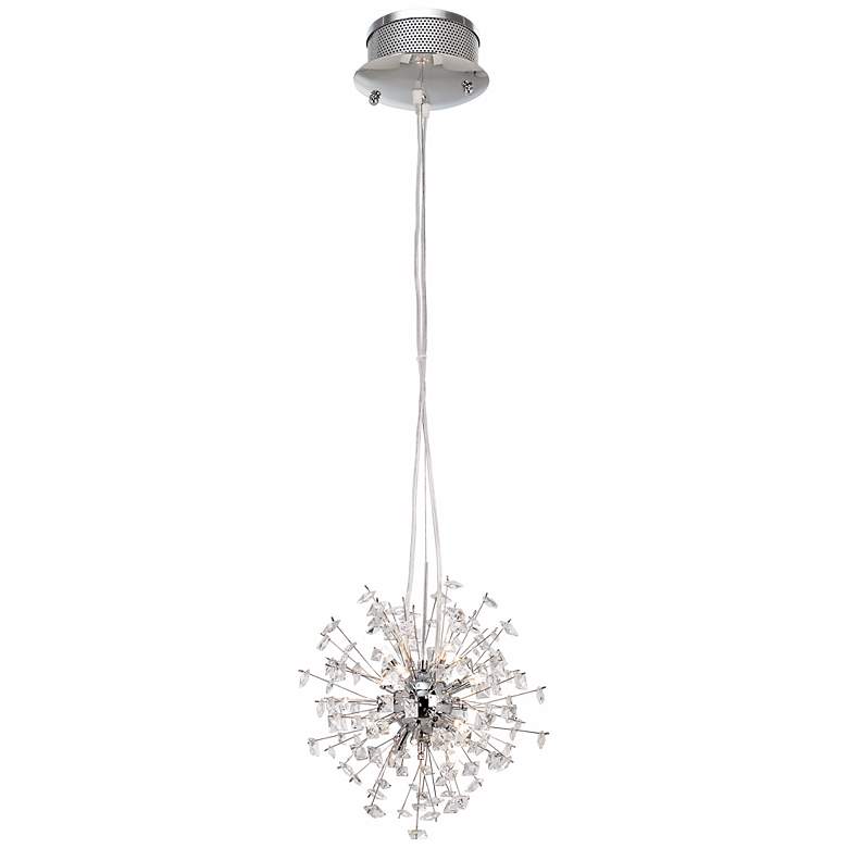 Image 1 Possini Euro Crystal Sphere Halogen Pendant Chandelier