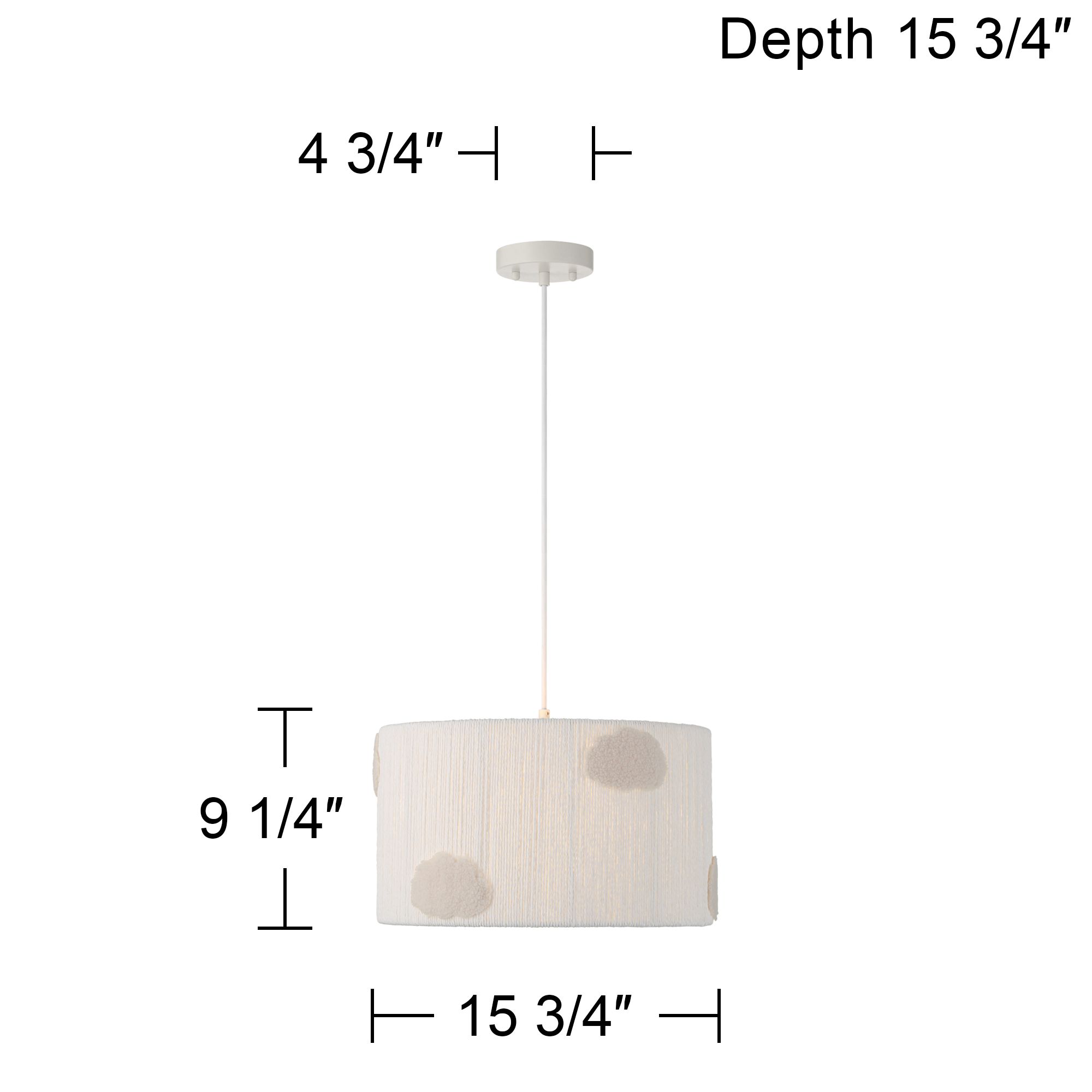 Watch A Video About the Possini Euro Cumulus White Paper String Shade Pendant