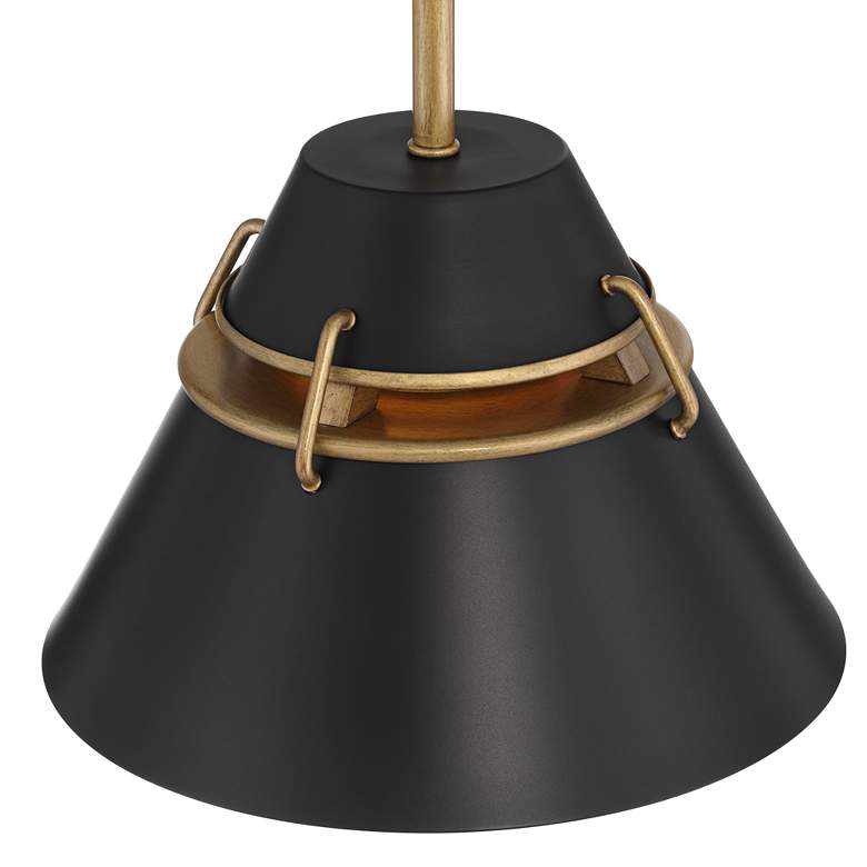 Image 4 Possini Euro Curry 10" Wide Black and Gold Mini Pendant more views