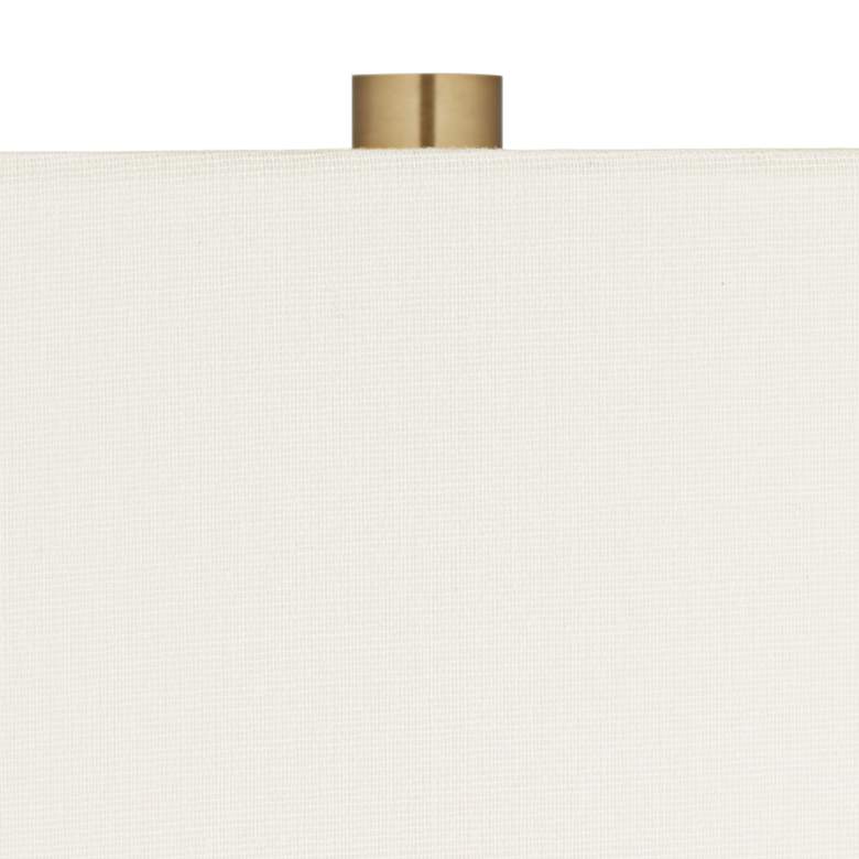 Image 2 Possini Euro Cyclone 29 7/8" Gold and Marble Modern Table Lamp more views