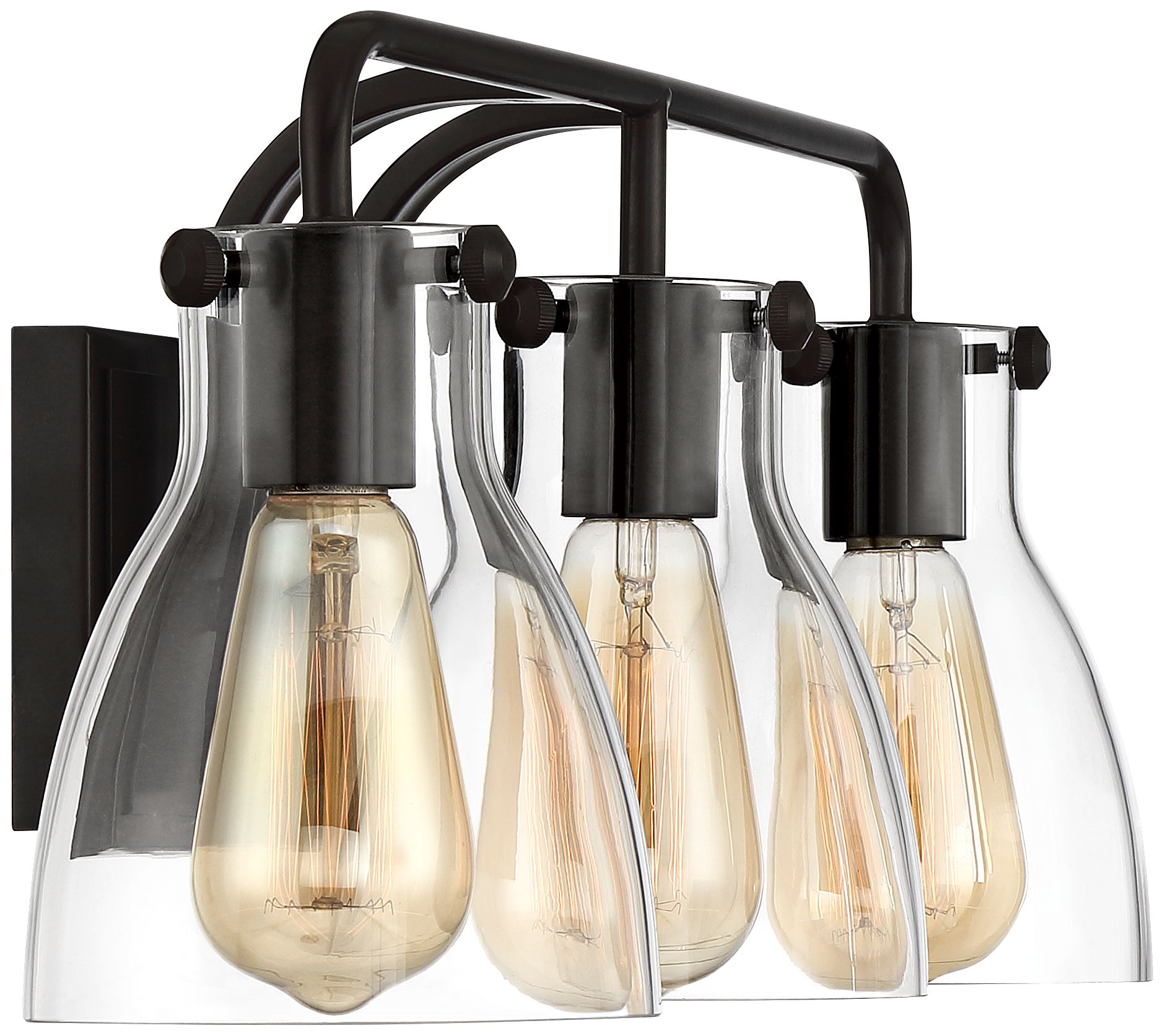 Possini Euro Cyn 23 3/4" Wide Bronze 3-Light Bath Light