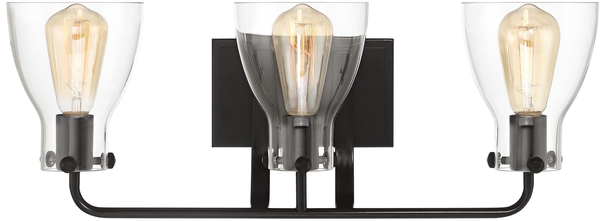 Possini Euro Cyn 23 3/4" Wide Bronze 3-Light Bath Light