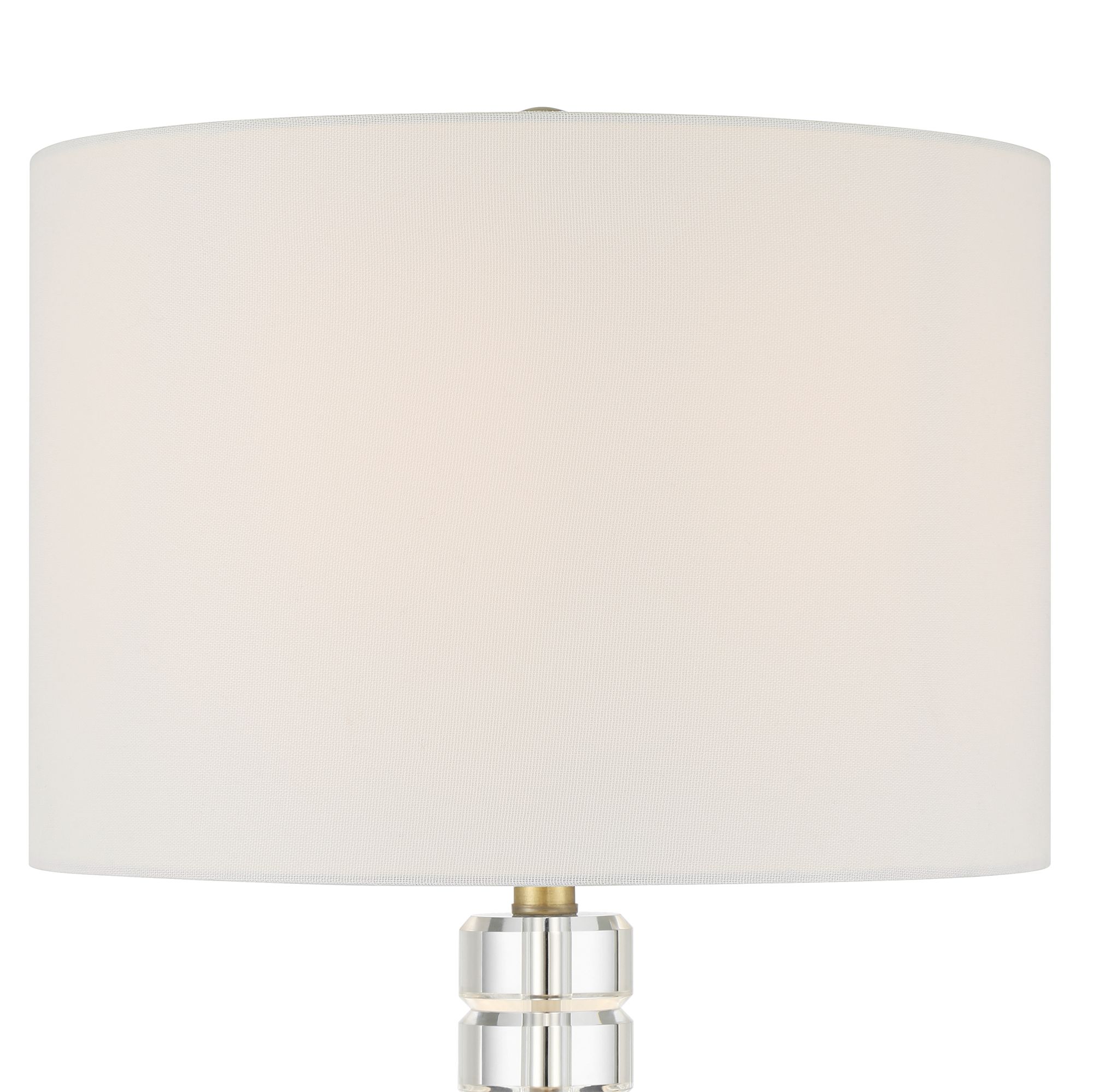 Image 3 Possini Euro Cyril 31" High Modern Brass and Clear Acrylic Table Lamp more views