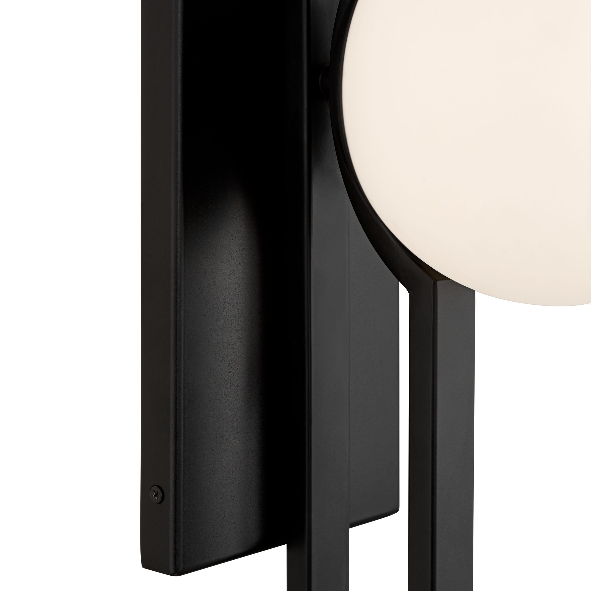 Image 3 Possini Euro Dacia 24" High Black Indoor/Outdoor Wall Light Set of 2 more views