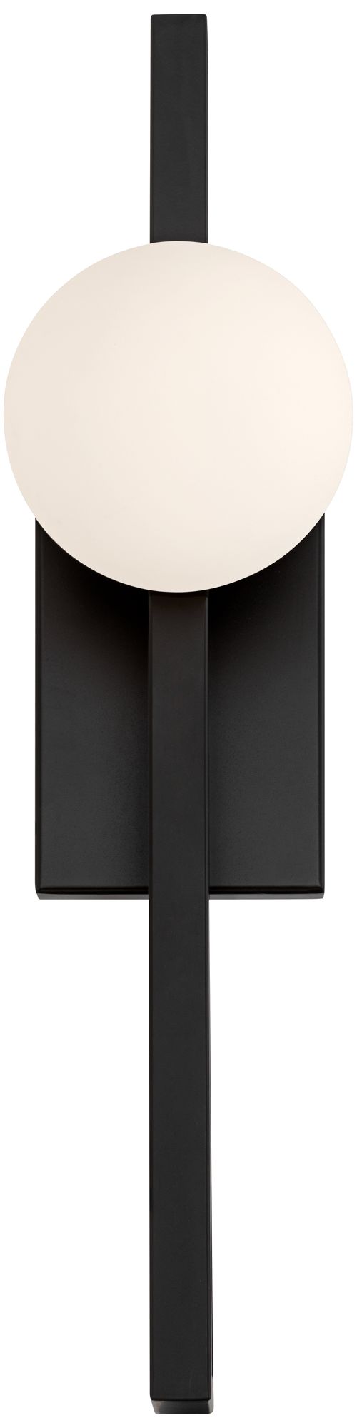Image 4 Possini Euro Dacia 24" High Black Indoor/Outdoor Wall Light Set of 2 more views