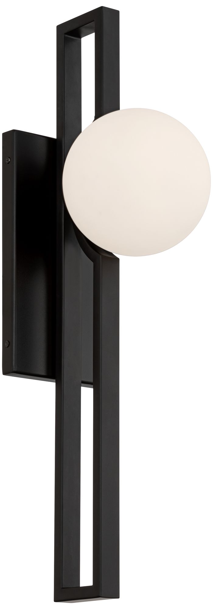 Image 6 Possini Euro Dacia 24" High Black Indoor/Outdoor Wall Light Set of 2 more views