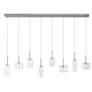 2_Possini Euro Dalina 60" Wide Brushed Nickel 8-Light Island Pendant more views