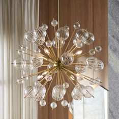 Janae Polished Nickel Sputnik Chandelier Lighting 29 1/2 Wide Modern Janae Polished Nickel Sputnik Chandelier Lighting 29 1/2 Wide Modern
