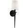Possini Euro Danielle 19 1/2" High Black Finish Wall Sconce