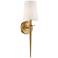 Possini Euro Danielle 19" High Warm Antique Brass Wall Sconce