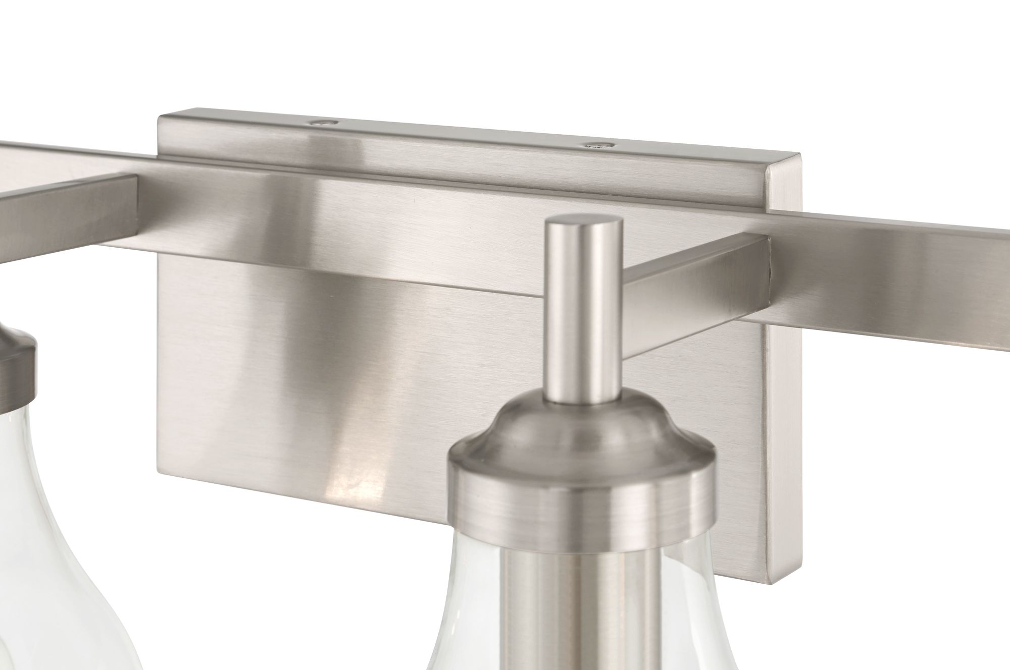 Image 4 Possini Euro Danvers 31" Wide Brushed Nickel 4-Light Bath Light more views