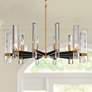 2_Possini Euro Daphne 32 1/4" Wide Gold Black 12-Light Modern Chandelier