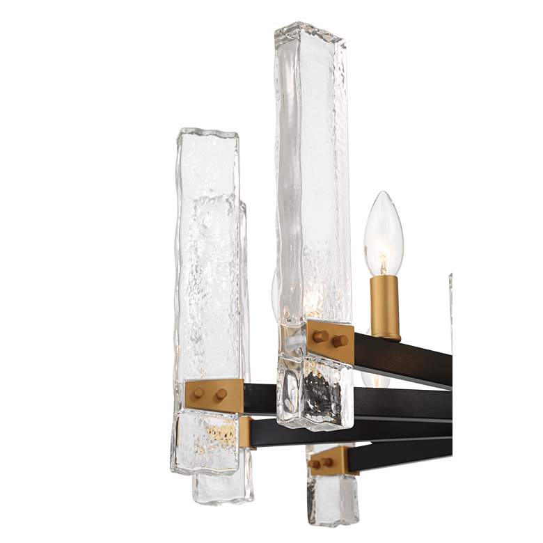 Image 3 Possini Euro Daphne 32 1/4" Wide Gold Black 12-Light Modern Chandelier more views