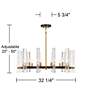 Watch A Video About the Possini Euro Daphne Gold Black 12 Light Modern Chandelier