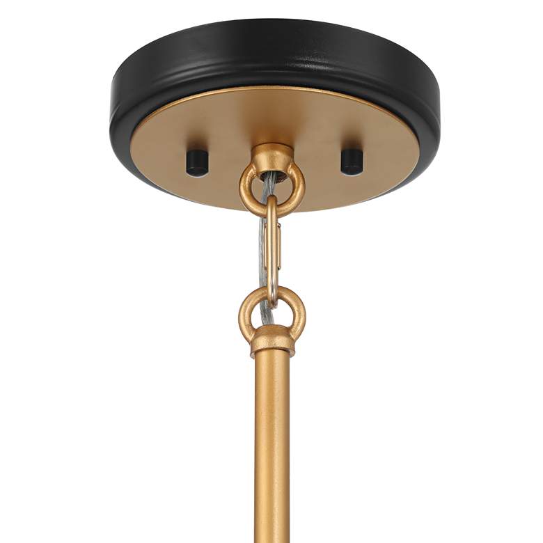 Image 6 Possini Euro Daphne 32 1/4" Wide Gold Black 12-Light Modern Chandelier more views