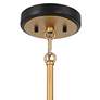 7_Possini Euro Daphne 32 1/4" Wide Gold Black 12-Light Modern Chandelier more views