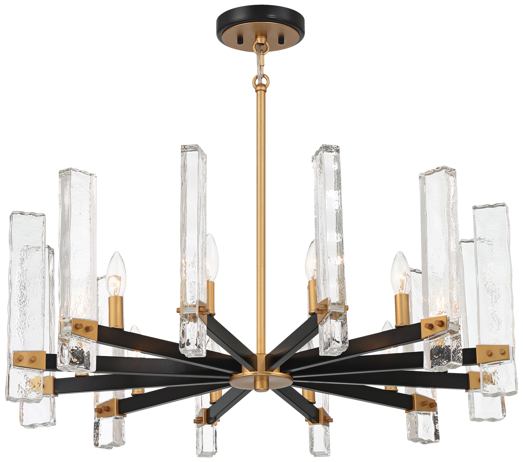 Watch A Video About the Possini Euro Daphne Gold Black 12 Light Modern Chandelier