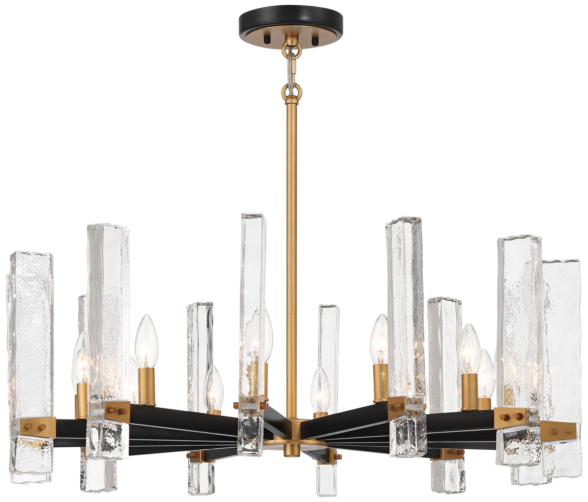Watch A Video About the Possini Euro Daphne Gold Black 12 Light Modern Chandelier