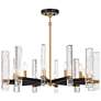 Watch A Video About the Possini Euro Daphne Gold Black 12 Light Modern Chandelier