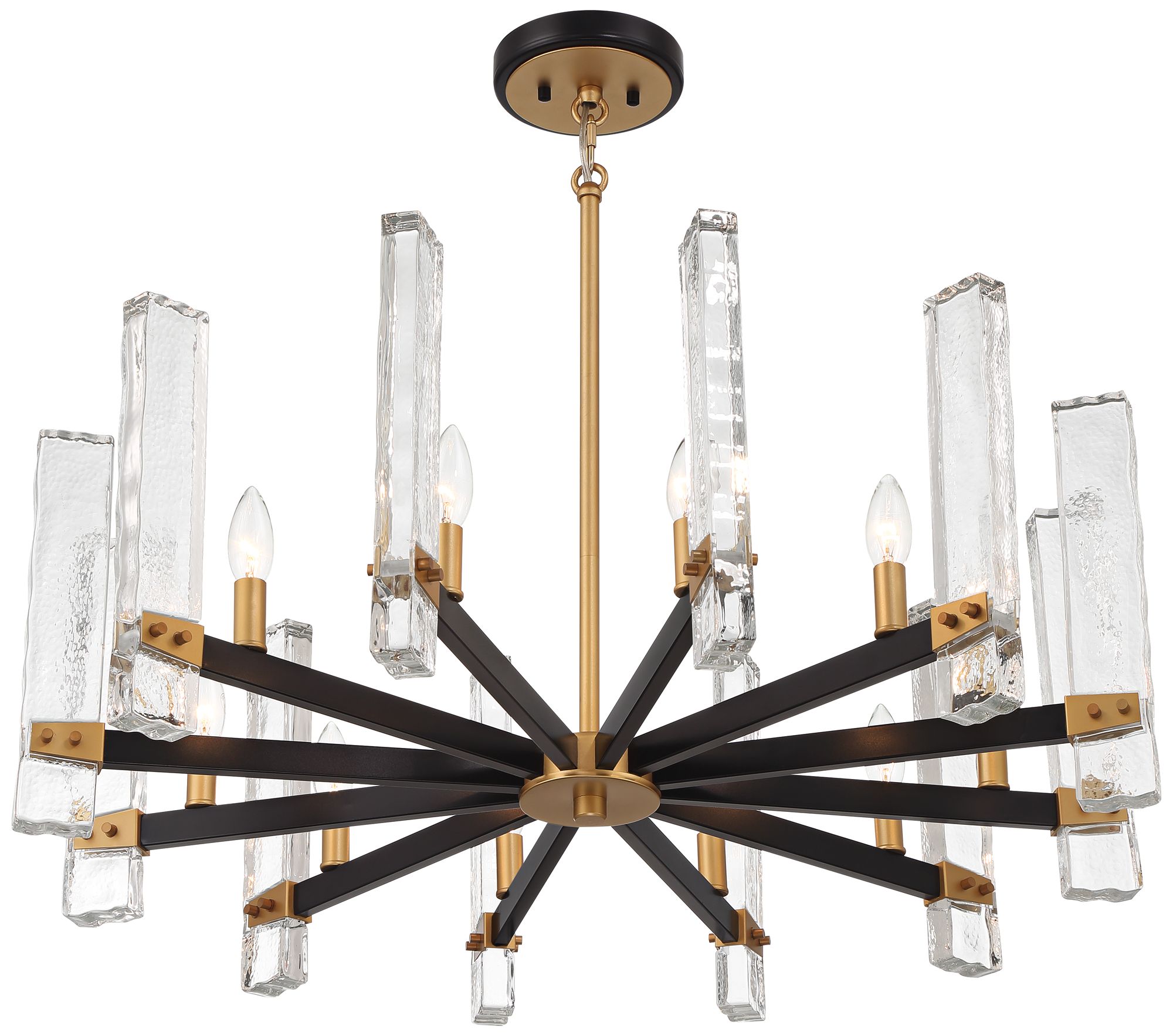 Watch A Video About the Possini Euro Daphne Gold Black 12 Light Modern Chandelier