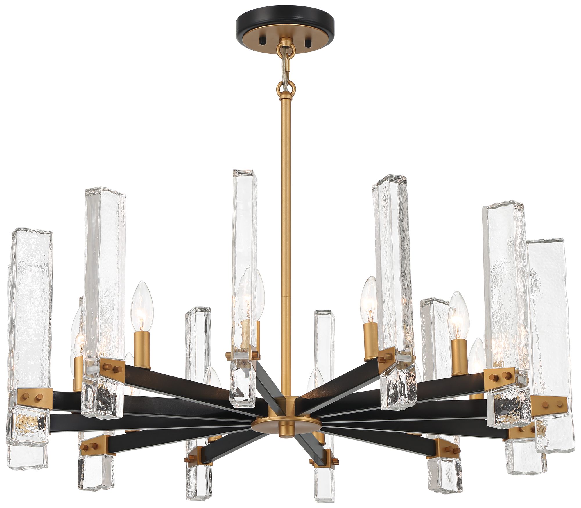 Watch A Video About the Possini Euro Daphne Gold Black 12 Light Modern Chandelier
