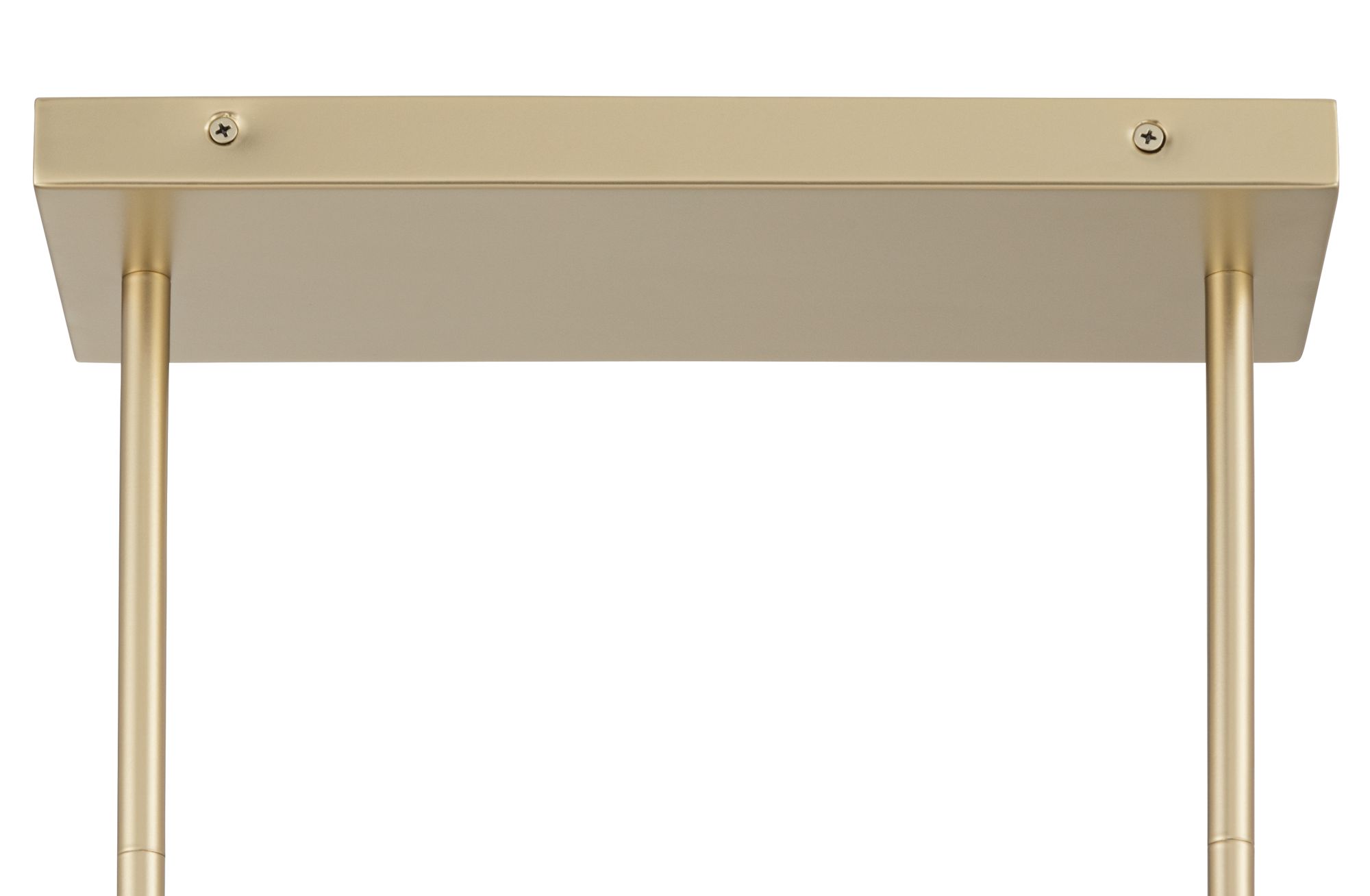 Image 7 Possini Euro Davinos 35" Wide Satin Gold 6-Light Linear Pendant Light more views