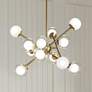 3_Possini Euro Davis 26 1/4" Soft Gold 12-Light LED Sputnik Chandelier