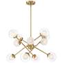 Watch A Video About the Davis Soft Gold 12 Light LED Sputnik Chandelier