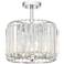 Possini Euro Deacon 13" Wide Crystal Ceiling Light