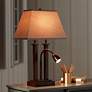 Thumbnail4 of Possini Euro Deacon 26" Bronze Gooseneck USB and Outlet Desk Lamp more views