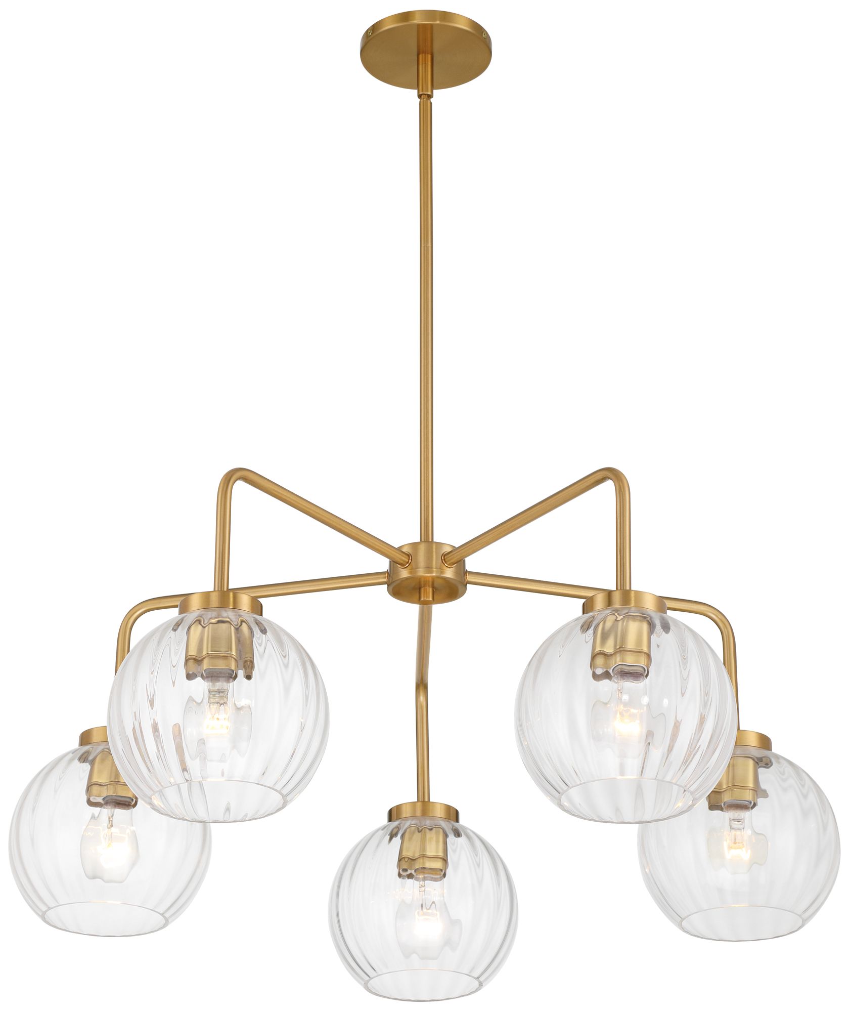 Watch A Video About the Possini Euro Mandy 30 Wide Plated Gold 5 Light Chandelier