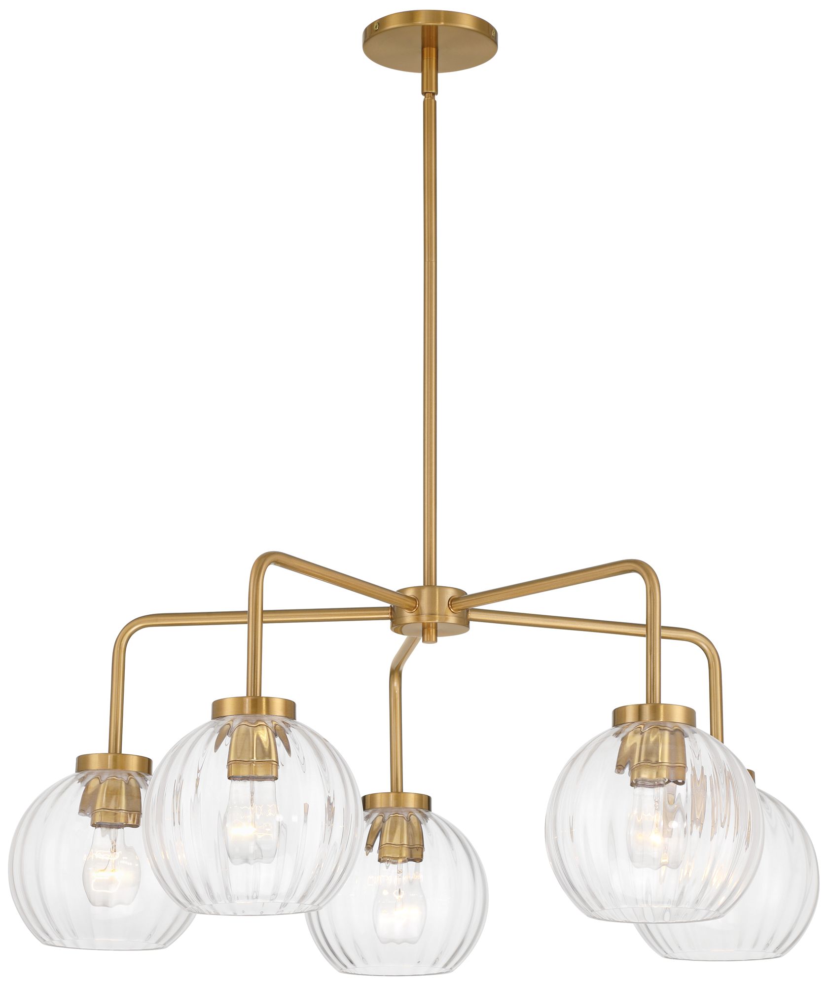 Watch A Video About the Possini Euro Mandy 30 Wide Plated Gold 5 Light Chandelier