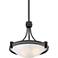 Possini Euro Deco 12 1/2" Wide Bronze 2-Light Pendant