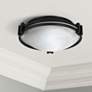 1_Possini Euro Deco 12 3/4" Wide Oil-Rubbed Bronze Ceiling Light
