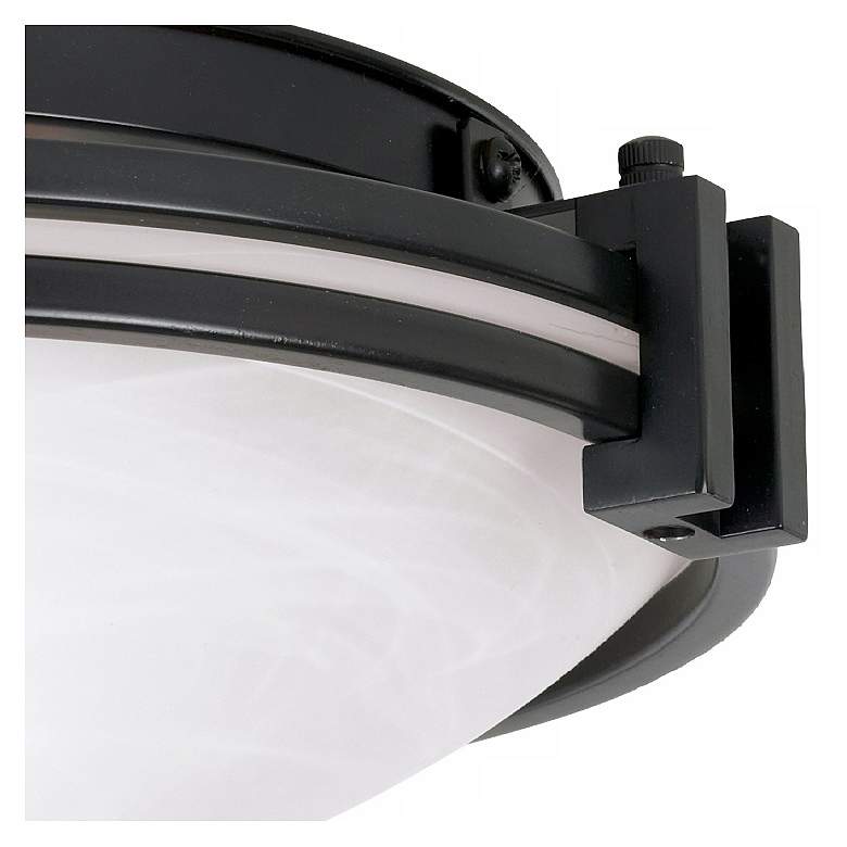 Image 3 Possini Euro Deco 12 3/4" Wide Oil-Rubbed Bronze Ceiling Light more views