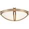 Possini Euro Deco 13 3/4" Wide Marbleized Glass Soft Gold Wall Sconce