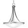 Possini Euro Deco 21 1/2" Wide Glass and Brushed Nickel Pendant Light