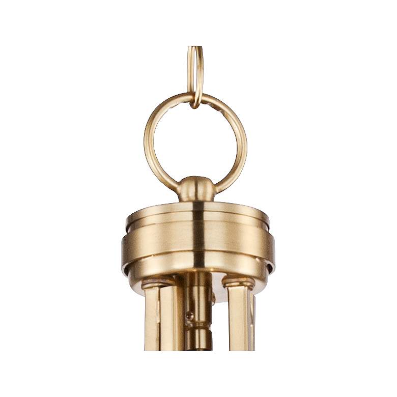 Possini Euro Deco 24 1/4&quot; Wide Warm Brass Pendant Light more views