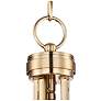 Possini Euro Deco 24 1/4" Wide Warm Brass Pendant Light