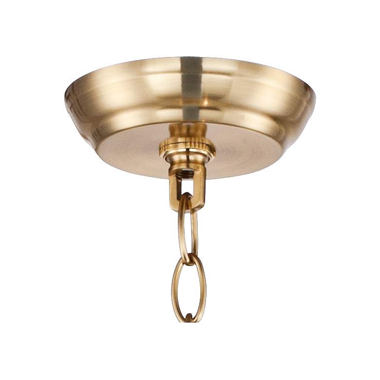 Image 5 Possini Euro Deco 24 1/4" Wide Warm Brass Pendant Light more views