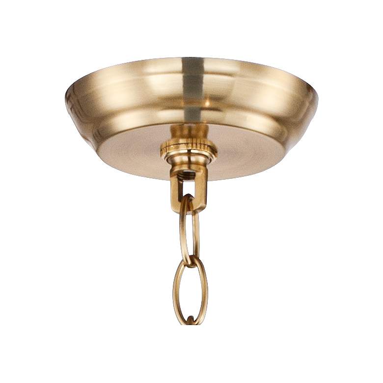 Image 5 Possini Euro Deco 24 1/4 inch Wide Warm Brass Pendant Light more views