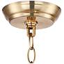 Possini Euro Deco 24 1/4" Wide Warm Brass Pendant Light