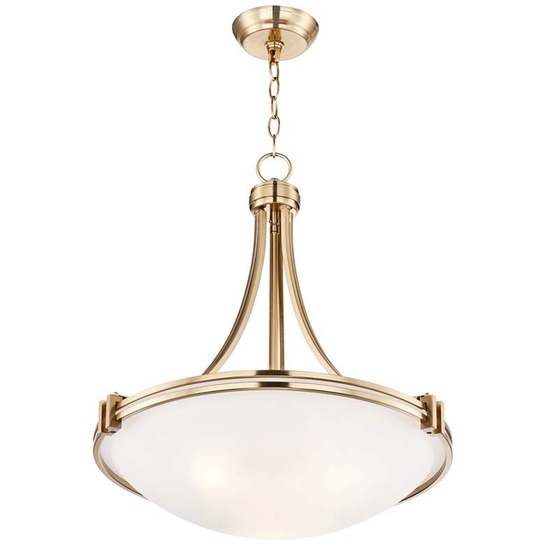 Image 7 Possini Euro Deco 24 1/4" Wide Warm Brass Pendant Light more views