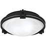 4_Possini Euro Deco Collection 12 3/4" Flush Mount Black Ceiling Light more views