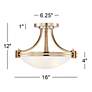Watch A  Video About the Possini Euro Deco Warm Brass Ceiling Light