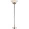 Possini Euro Deco Light Blaster 72 1/2" Nickel 4-Light Torchiere Lam