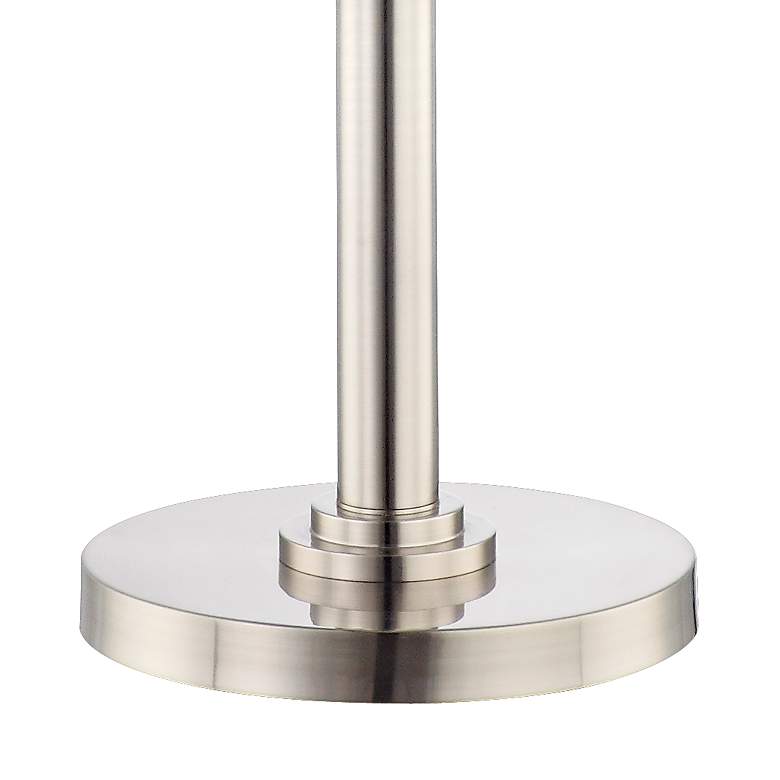 Image 5 Possini Euro Deco Light Blaster 72 1/2" Nickel 4-Light Torchiere Lam more views