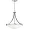 Possini Euro Deco Nickel 24 3/4"W Pendant with LED Canopy